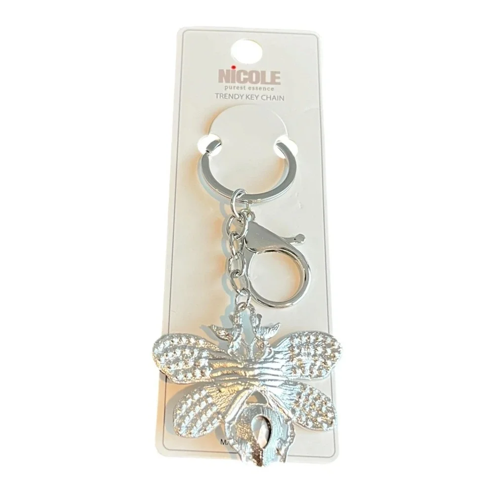 NICOLE Key Chain Women's Silver 4